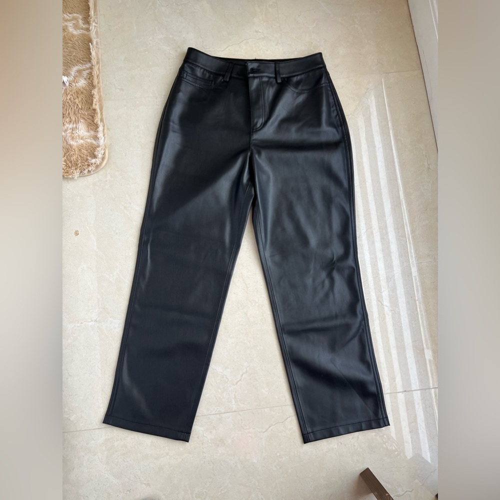 Mango Leather Pants